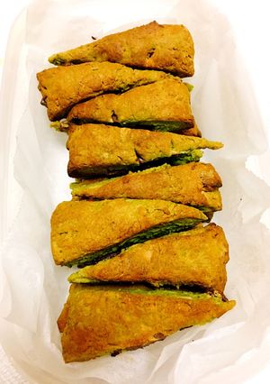 簡単スコーン☆大麦若葉入り-レシピのメイン写真