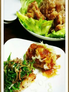 香味野菜でさっぱり塩唐揚げ☆-レシピのメイン写真