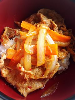 甘辛豚丼-レシピのメイン写真