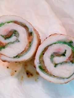【お弁当OK】ささみの梅しそ巻き-レシピのメイン写真