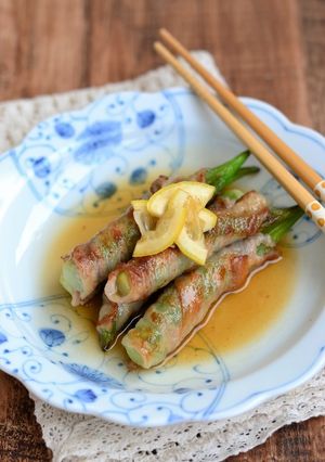 オクラの豚肉巻きはちみつレモン-レシピのメイン写真