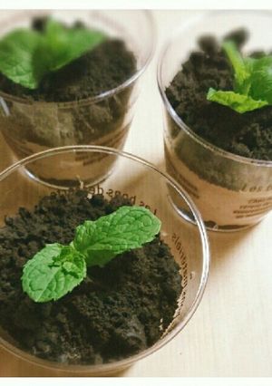 インパクト大!植木鉢スイーツ-レシピのメイン写真