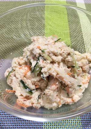 ご飯に合う『おからサラダ』〜モクモク風〜-レシピのメイン写真