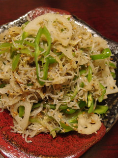 新れんこんと万願寺のじゃこ胡椒きんぴら-レシピのメイン写真