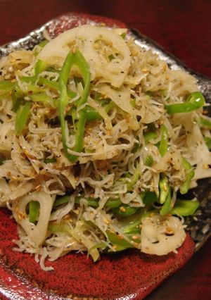新れんこんと万願寺のじゃこ胡椒きんぴら-レシピのメイン写真