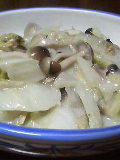 中華風あさりと白菜のクリーム煮-レシピのメイン写真