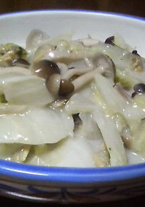 中華風あさりと白菜のクリーム煮-レシピのメイン写真