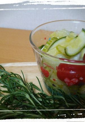 きゅうりとキャベツの中華風甘酢漬け-レシピのメイン写真