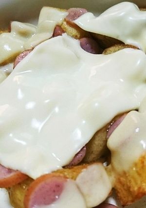 ジャガイモとウインナーのチーズ焼き-レシピのメイン写真