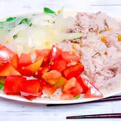冷しゃぶサラダうどん-レシピのメイン写真