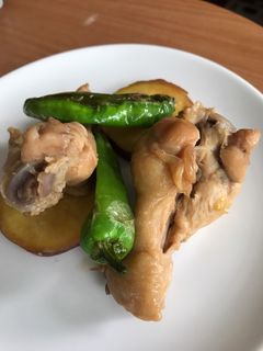 手羽元とサツマイモのサッパリ煮-レシピのメイン写真
