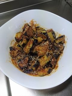 揚げナスの味噌和え♪-レシピのメイン写真