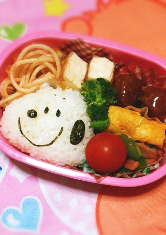簡単 スヌーピー キャラ弁-レシピのメイン写真