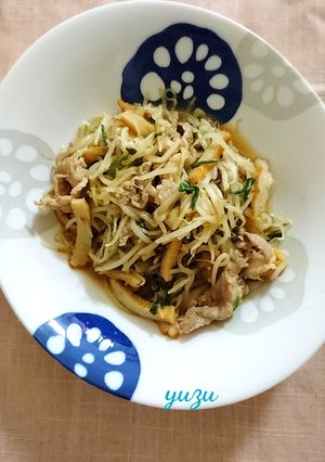 簡単！節約！もやしとニラの中華風野菜炒め-レシピのメイン写真