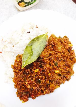 水を使わないキーマカレー(*≧∀≦*)♡-レシピのメイン写真