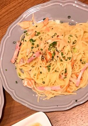 鮭とベーコンのクリームパスタ-レシピのメイン写真