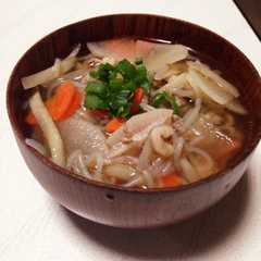 我が家の豚汁は醤油味-レシピのメイン写真