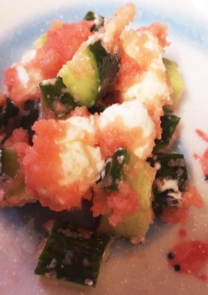 切って和えるだけ♪めんたいチーズきゅうり-レシピのメイン写真