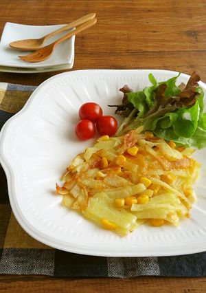 大人気☆ハッシュドポテトのコーンチーズ-レシピのメイン写真