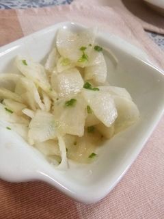 材料3つ♬♪ 大根と明太子の和え物-レシピのメイン写真