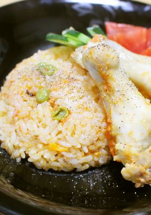 楽してゴメン⁉野菜ジュースミルクピラフ-レシピのメイン写真