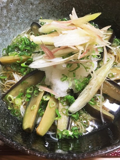 茄子とおろしのサッパリ素麺-レシピのメイン写真
