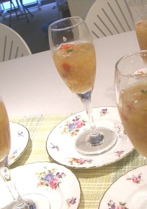 洋ナシのデザートスープ　薬膳風？-レシピのメイン写真