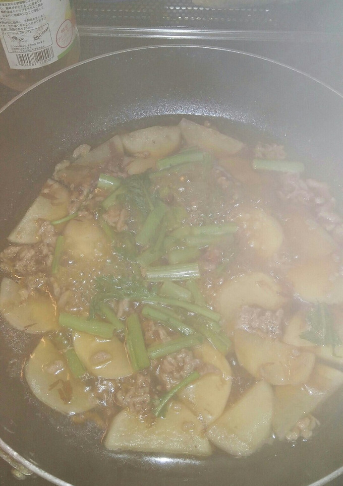 かぶと挽き肉の煮物-レシピのメイン写真