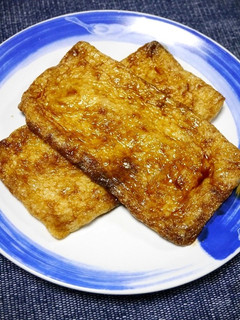 簡単3分!食べたい時の☆甘~いお揚げ煮-レシピのメイン写真