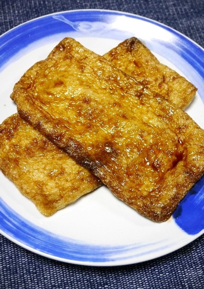 簡単3分！食べたい時の☆甘～いお揚げ煮-レシピのメイン写真