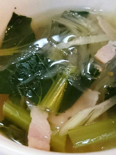 夏にぴったり!ミョウガ入りさっぱりスープ-レシピのメイン写真