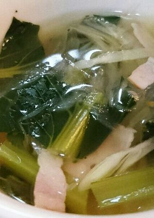 夏にぴったり！ミョウガ入りさっぱりスープ-レシピのメイン写真