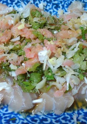 びんちょうマグロのカルパッチョ ⅲ-レシピのメイン写真