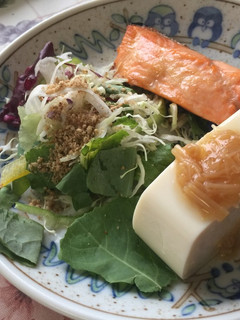 簡単☆豆腐のなめ茸のせ(●´ω`●)♪-レシピのメイン写真