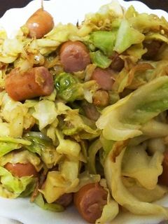 食欲増進!ウインナーとキャベツマヨ炒め★-レシピのメイン写真