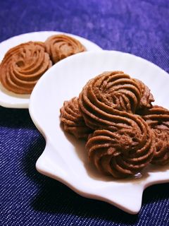 サクサク絞り出しココアクッキー-レシピのメイン写真