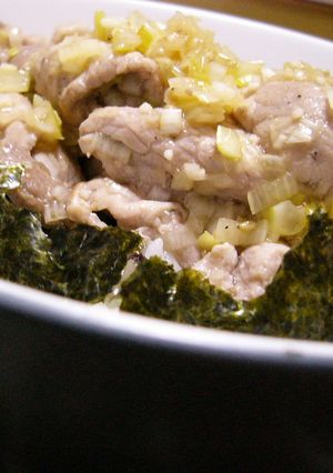 ❀ネギ塩味で頂く豚丼❀-レシピのメイン写真
