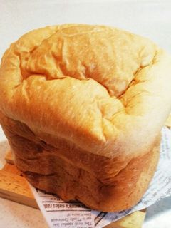 HBで簡単♬耳までふわふわ食パン♡-レシピのメイン写真