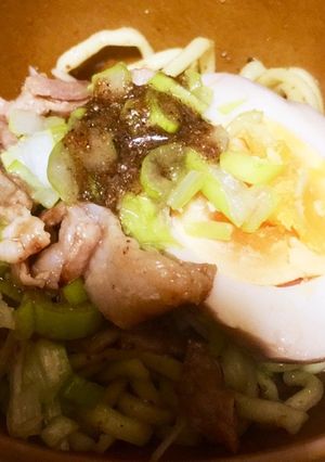 ジャンク★油そば チャーシュー入魚粉たれ-レシピのメイン写真
