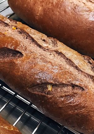 スイートパンයココアゆずパン-レシピのメイン写真