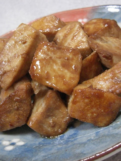わさび醤油で☆メカジキの一口ステーキ♪-レシピのメイン写真