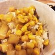 ひよこ豆とじゃがいもとコーンの甘辛