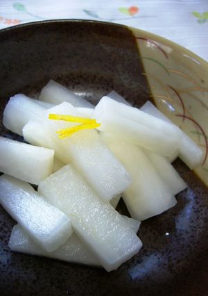 ゆず大根（りんご酢）：レオン亭-レシピのメイン写真