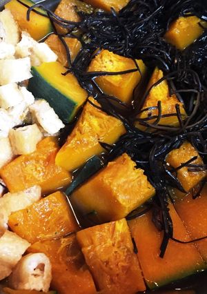 かぼちゃとあらめの煮物-レシピのメイン写真