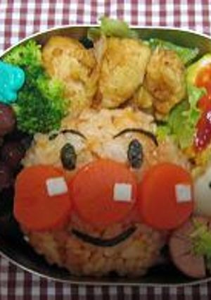 アンパンマン弁当　キャラ弁-レシピのメイン写真