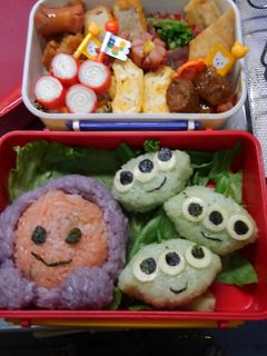 ヤングオイスターとGRM キャラ弁-レシピのメイン写真