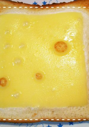 トースターで簡単！チーズケーキ風トースト-レシピのメイン写真