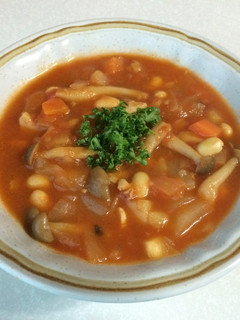 麦入りトマトスープ 川南町食生活改善推進-レシピのメイン写真