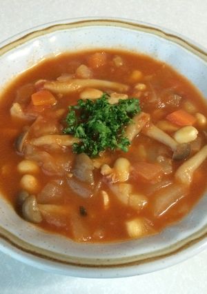 麦入りトマトスープ　川南町食生活改善推進-レシピのメイン写真