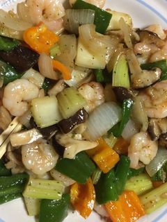 海老と野菜のあっさり炒め-レシピのメイン写真